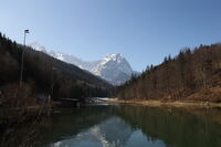 Riessersee mit Zugspitzblick